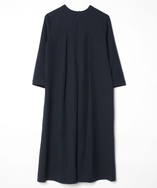 「DRESS PLUS」 7分袖ワンピース M ネイビー レディースの画像