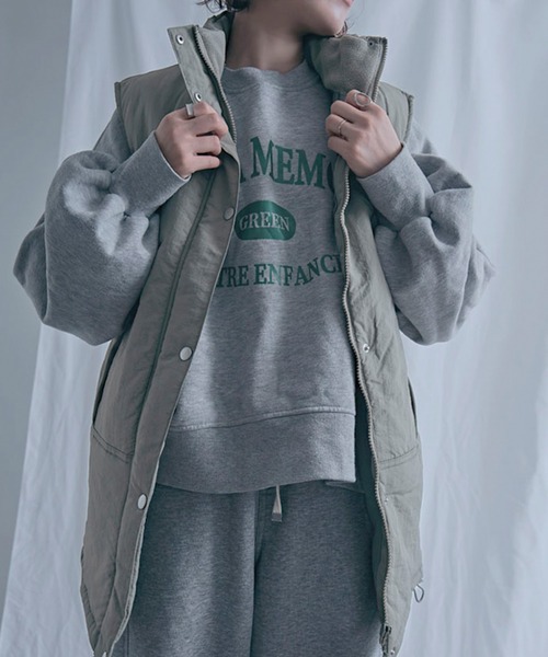 NYLAUS（ナイラス） ダウンベスト ベスト 「SG」中綿 スタンドカラー