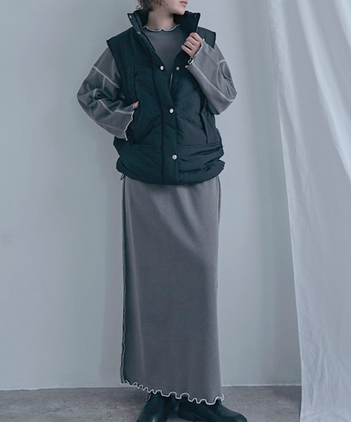 NYLAUS（ナイラス） ダウンベスト ベスト 「SG」中綿 スタンドカラー