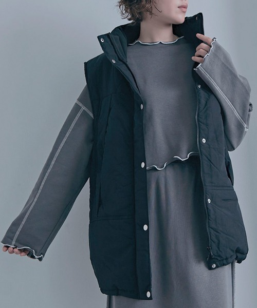 NYLAUS（ナイラス） ダウンベスト ベスト 「SG」中綿 スタンドカラー