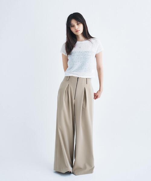 CODE A パンツ zip wide pants レディース : ZOZOTOWN Yahoo!店 - 通販
