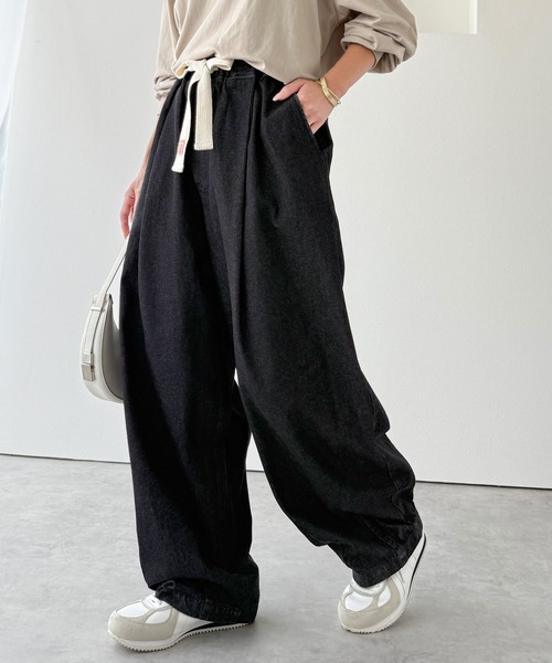 「Java」 デニムパンツ LARGE グレー レディース_画像2
