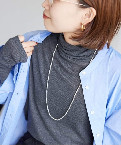 ネックレス 「追加2」SLOBE メタルビーズネックレス レディースの画像