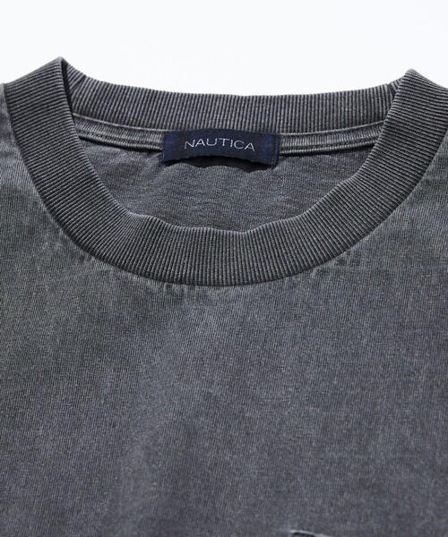 「NAUTICA」 半袖Tシャツ LARGE ネイビー メンズ_画像3