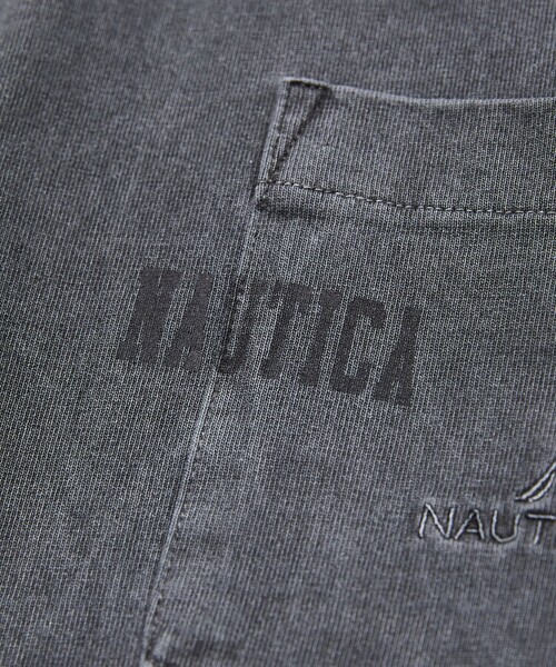 「NAUTICA」 半袖Tシャツ LARGE ネイビー メンズ_画像5