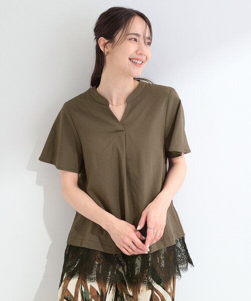 SHOO・LA・RUE（シューラルー） ブラウス シャツ 半袖 「S-LL/洗濯機可 