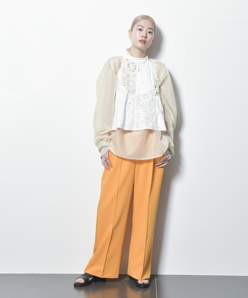 「CITYSHOP」 長袖ブラウス FREE ブラック レディース_画像9