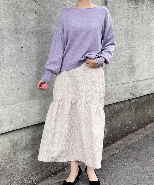 「abahouse mavie」 ロングスカート 38 ライム レディース_画像5