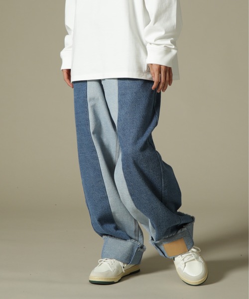 「DANKE SCHON」 デニムパンツ SMALL ブラック メンズ_画像5