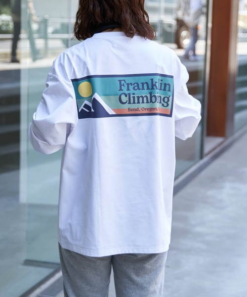 「Franklin Climbing」 長袖Tシャツ LARGE ブラック メンズ_画像5