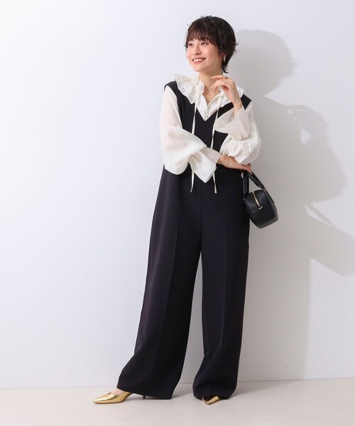 「NOLLEY'S Sophi」 長袖ブラウス 38 ブラック レディース_画像2