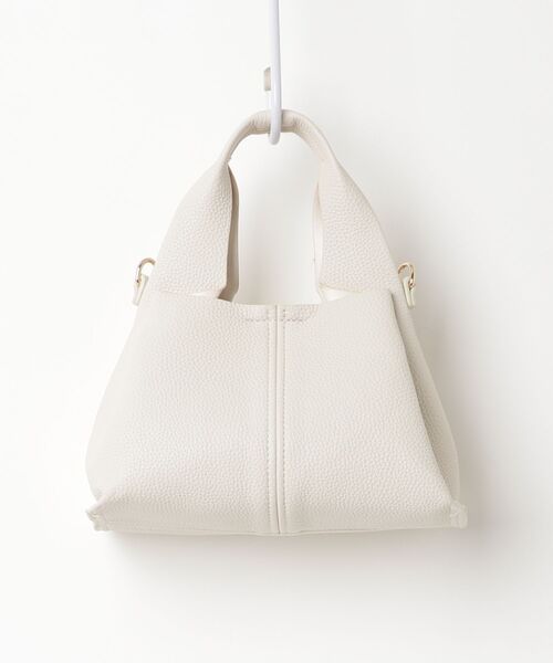 「NEUNA」 ハンドバッグ SMALL アイボリー レディース_画像2