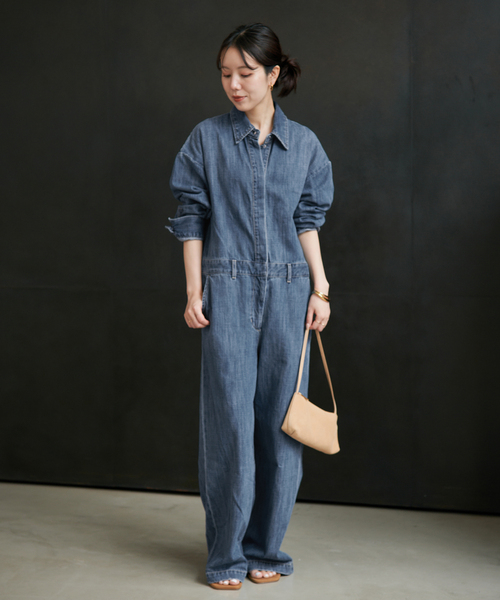 【タグ付き未使用】25SS Plage R’IAM デニムオールインワン36 plage（プラージュ） オールインワン 「追加」R'IAM デニム