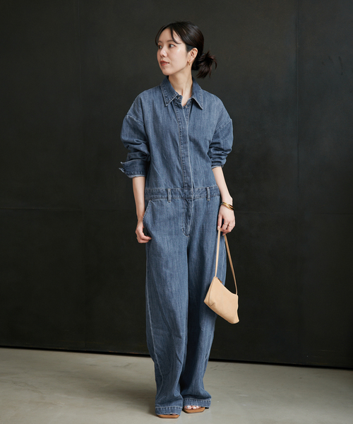 【タグ付き未使用】25SS Plage R’IAM デニムオールインワン36 plage（プラージュ） オールインワン 「追加」R'IAM デニム