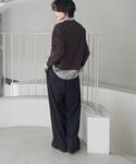 ワイドパンツ パンツ 「洗濯可/静電気防止/ピ...の詳細画像5