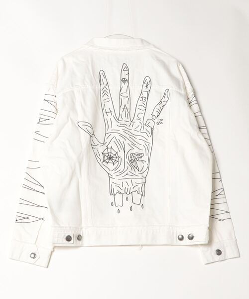 デニムジャケット gジャン TATTED HACULLA DENIM JACKET/デニムジャケット メンズ レディースの画像