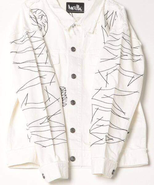 デニムジャケット gジャン TATTED HACULLA DENIM JACKET/デニムジャケット メンズ レディースの画像