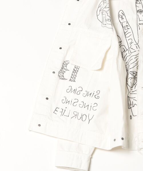 デニムジャケット gジャン TATTED HACULLA DENIM JACKET/デニムジャケット メンズ レディースの画像