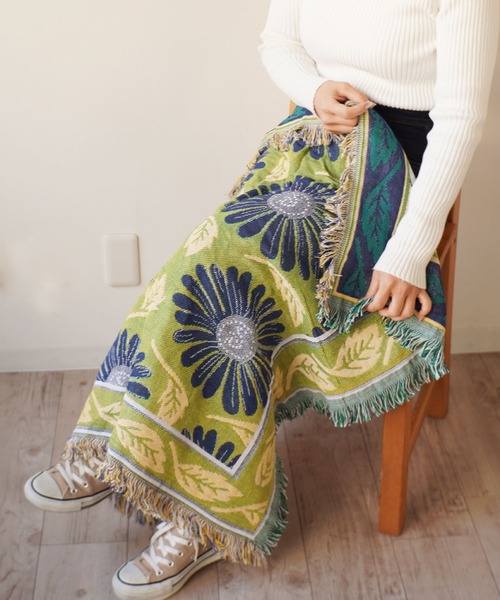 フラワーガーデニン ブランケット 8/5 AM11時頃再入荷】garden flower blanket - L size - – TRICK