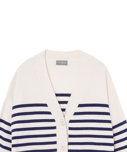 カーディガン nestwell KOEL BD - V NECK CARDIGAN BD - レディース nestwell カーディガン KOEL BD - V NECK CARDIGAN レディース