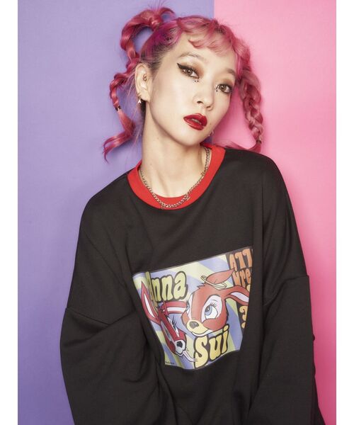 jouetie（ジュエティ） スウェット ANNA SUI KOZIKトリムプルオーバー 