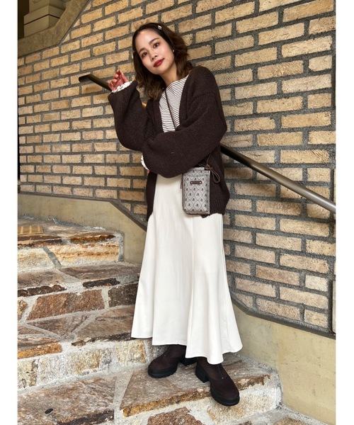 jumelle（ジュメロ） カーディガン ルーズラメカーディガン レディース