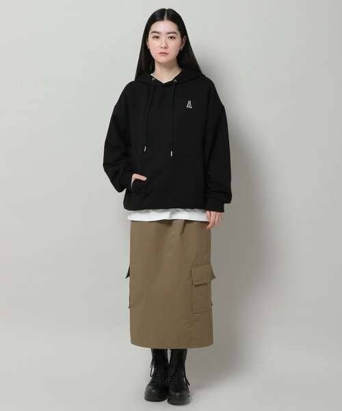 パーカー 「UNISEX」ALAND／スモールロゴフーディー(ウラケ) 2184076 レディース ALAND パーカー 「UNISEX」ALAND／スモールロゴフーディー