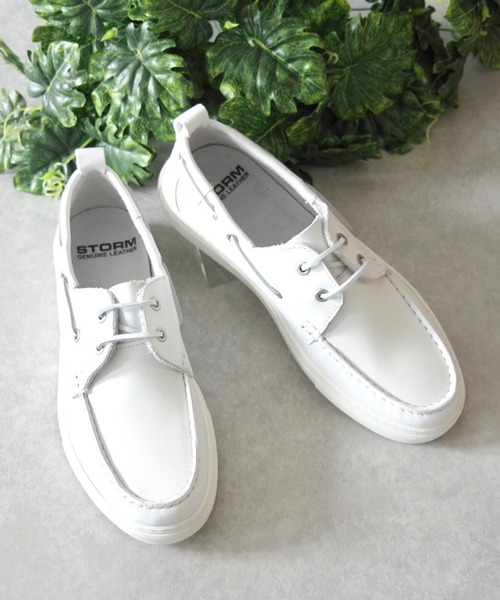 STORM（ストーム） デッキシューズ / レザー デッキシューズ B2385