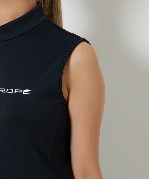 JUN&ROPE' tシャツ 「UV」「接触冷感」シルバーロゴスリットプル