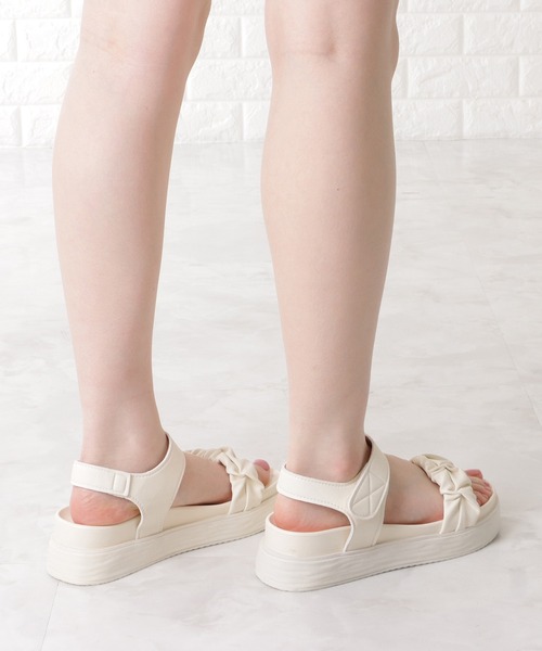 太ベルト サンダル レディース 夏 おしゃれ トレンド Lace Ladies サンダル 太ベルト 厚底 コンフォート ストラップ