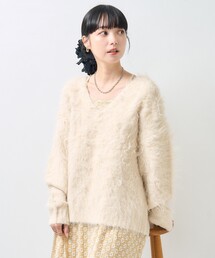 FREAK'S STORE（フリークスストア） ニット セーター シャギーニット V