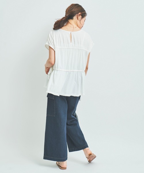 mil カーゴパンツ 「150cm前後の小柄さんサイズ」カーゴデニム