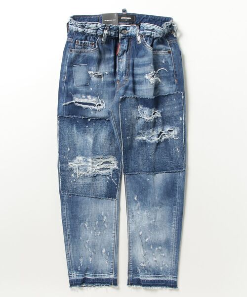 デニム・ジーパン Dsquared2 Bell Bottom Jeans DSQUARED2 30%OFF ディースクエアード S74LB1192 Dark Ripped