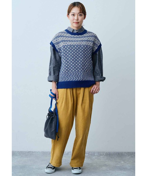 ブラウス シャツ ＴＨＲＥＥ　ＦＩＦＴＹ　ＳＴＡＮＤＡＲＤシャンブレーのシャツジャケット レディース THREE FIFTY STANDARD シャンブレーのシャツジャケット｜THREE