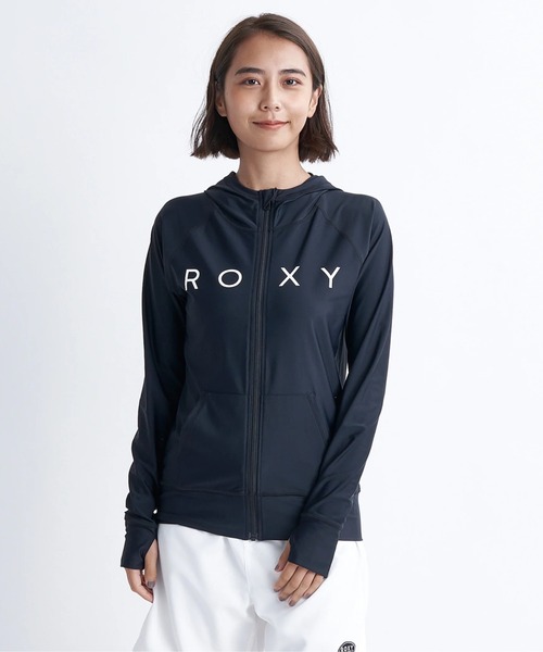 【Roxy】ロキシー ジップアップ ラッシュベスト 長袖 UVカット ROXY ラッシュガード RASHIE PARKA/ロキシー長袖ジップアップ