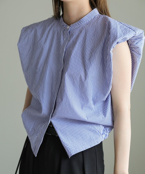 select MOCA ブラウス シャツ ショルダータックノースリーブ