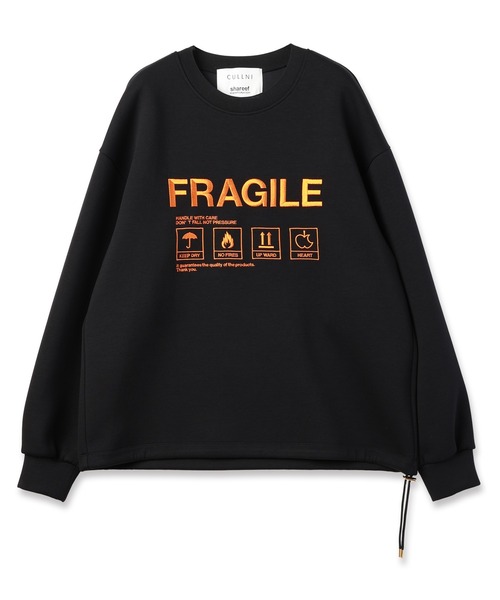 CULLNI トレーナー スウェット × SHAREEF FRAGILE Embroidery