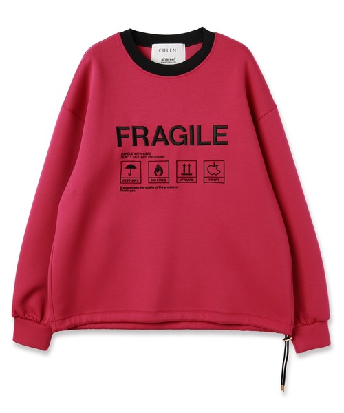 CULLNI トレーナー スウェット × SHAREEF FRAGILE Embroidery
