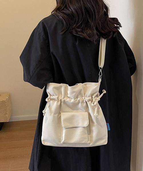 gossip!ロサンゼルス ショルダーバッグ バッグ 2WAY ギャザー シンプル