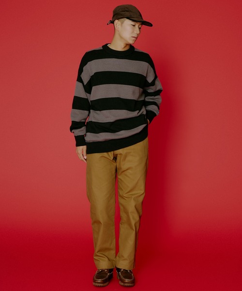 KAVU（カブー） セーター ニット Border Knit/ボーダーニット メンズ