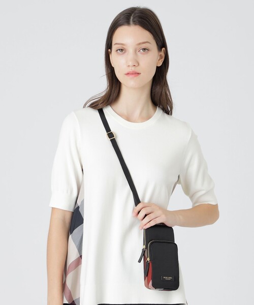 ショルダーバッグ バッグ パーシャルクレストブリッジチェックスマホ  