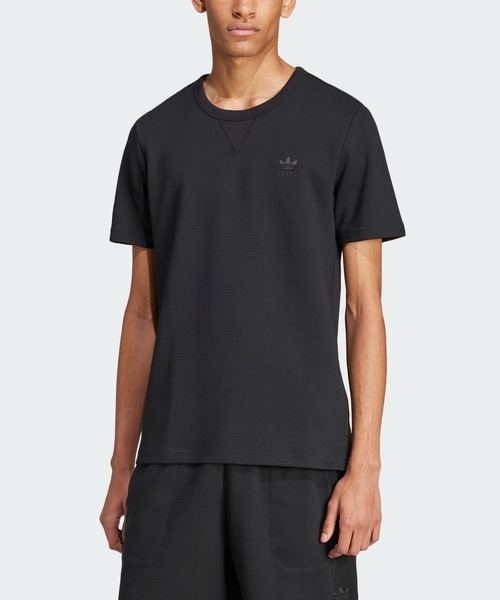 adidas tシャツ トレフォイル エッセンシャルズ ワッフル半袖T