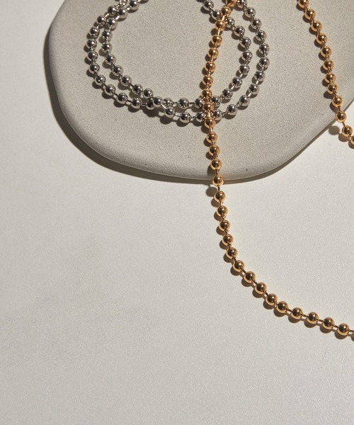 ネックレス 「SETUP7」ball chain necklace ボールチェーンネックレス NKS レディース メンズの画像