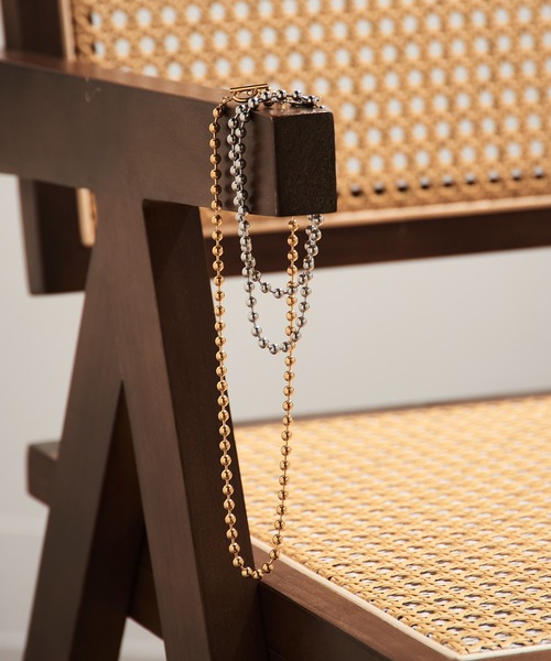 ネックレス 「SETUP7」ball chain necklace ボールチェーンネックレス NKS レディース メンズの画像