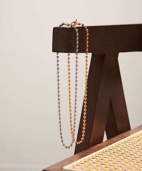 ネックレス 「SETUP7」ball chain necklace ボールチェーンネックレス NKS レディース メンズの画像