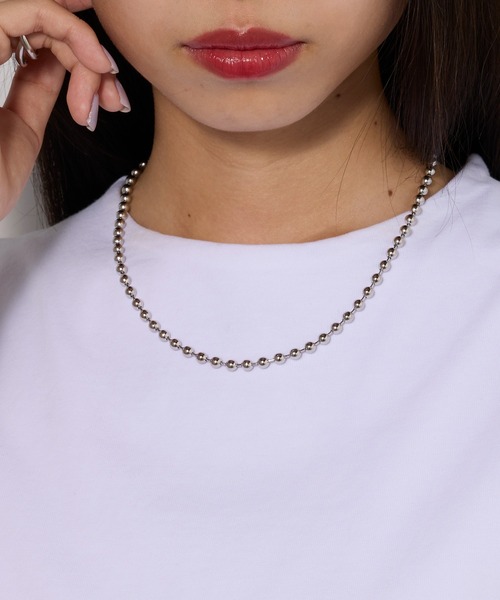 ネックレス 「SETUP7」ball chain necklace ボールチェーンネックレス NKS レディース メンズの画像