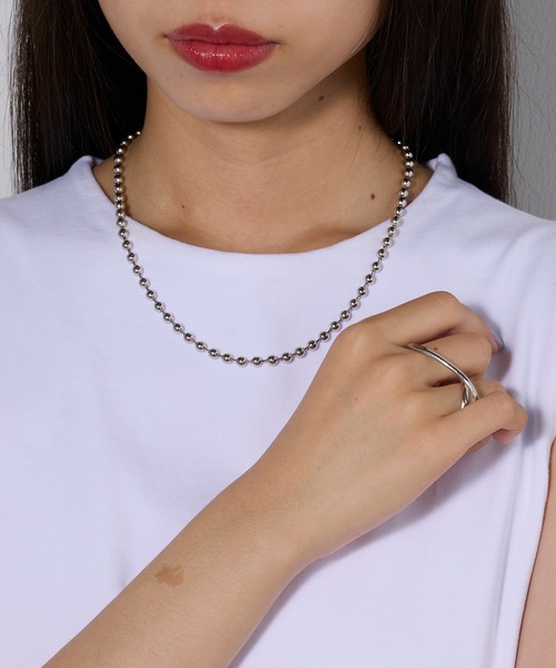ネックレス 「SETUP7」ball chain necklace ボールチェーンネックレス NKS レディース メンズの画像