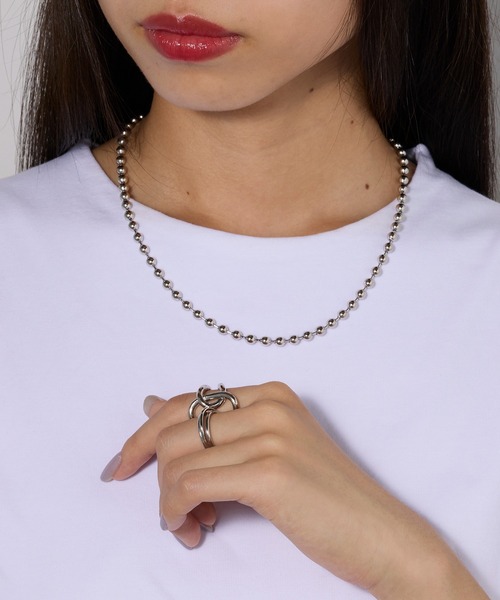 ネックレス 「SETUP7」ball chain necklace ボールチェーンネックレス NKS レディース メンズの画像
