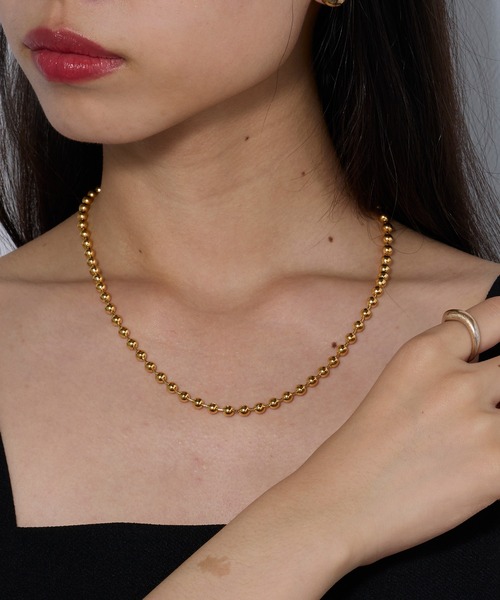 ネックレス 「SETUP7」ball chain necklace ボールチェーンネックレス NKS レディース メンズの画像