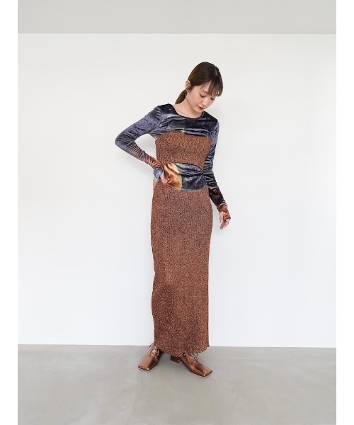 チューブトップ ベアトップ Glitter Bustier/グリッタービスチェ_20